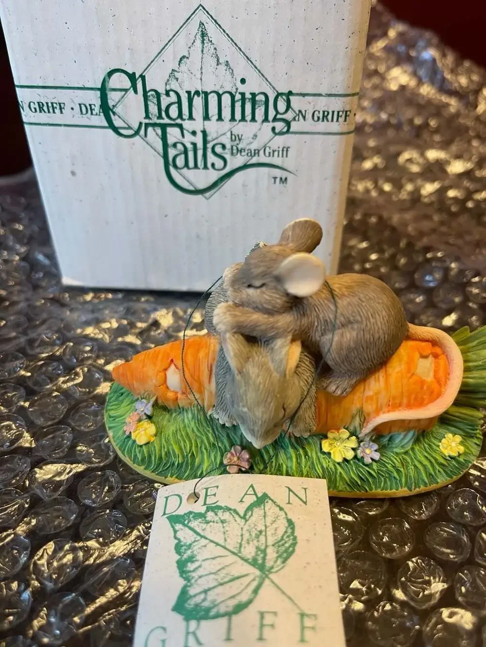 After Lunch Snooze - Vintage Figurine From Charming Tails Collection Handcrafted